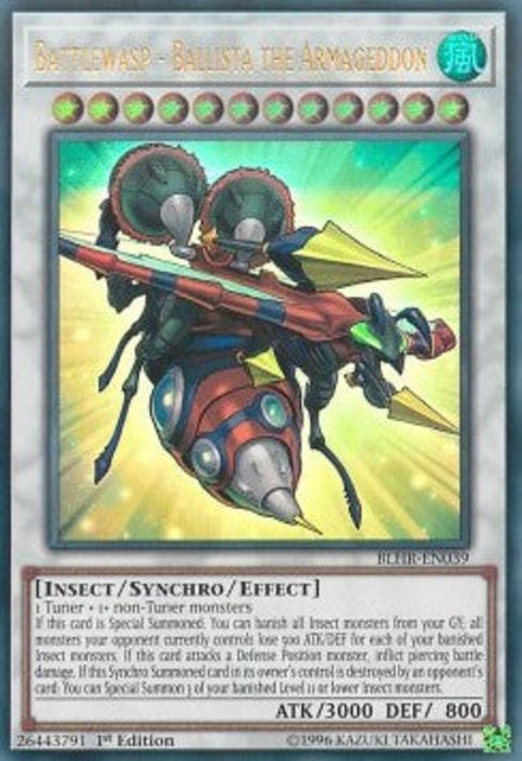 Battlewasp - Ballista the Armageddon BLHR-EN039 Ultra Rare Englisch