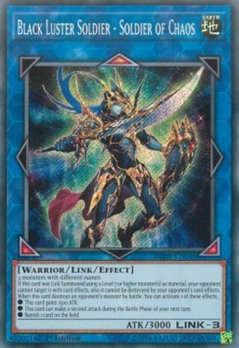 Black Luster Soldier - Soldier of Chaos BLHR-EN046 Secret Rare Englisch