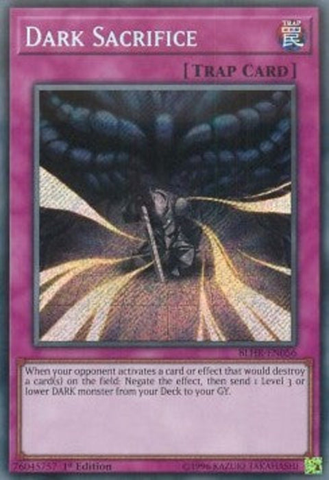 Dark Sacrifice BLHR-EN056 Secret Rare Englisch