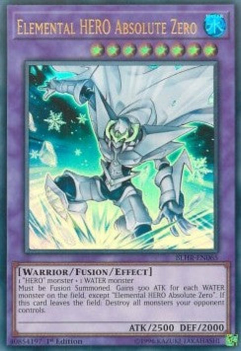Elemental HERO Absolute Zero BLHR-EN065 Ultra Rare Englisch