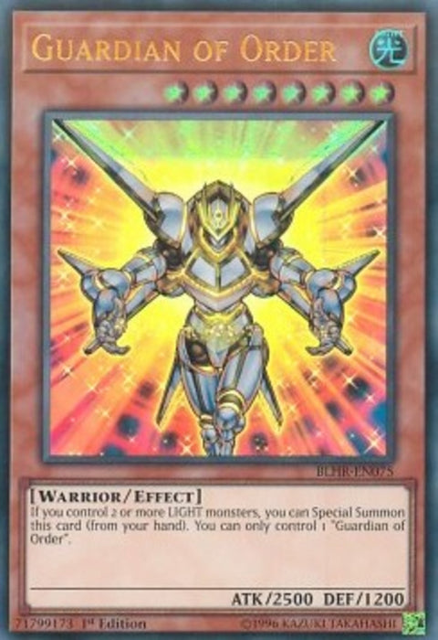 Guardian of Order BLHR-EN075 Ultra Rare Englisch