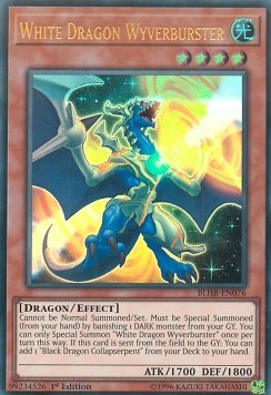 White Dragon Wyverburster BLHR-EN076 Ultra Rare Englisch