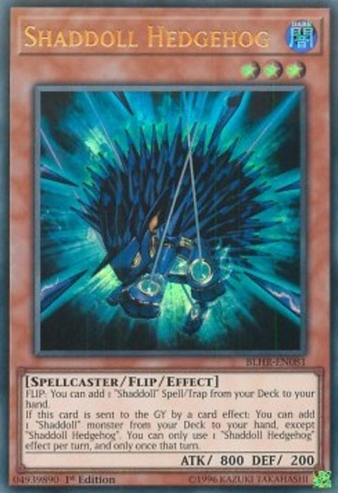 Shaddoll Hedgehog BLHR-EN081 Ultra Rare Englisch