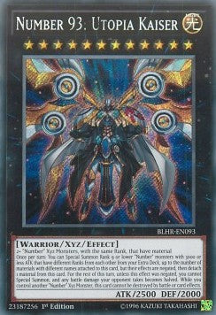 Number 93: Utopia Kaiser BLHR-EN093 Secret Rare Englisch