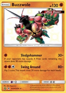 Buzzwole HIF-SV24 Secret Rare Englisch