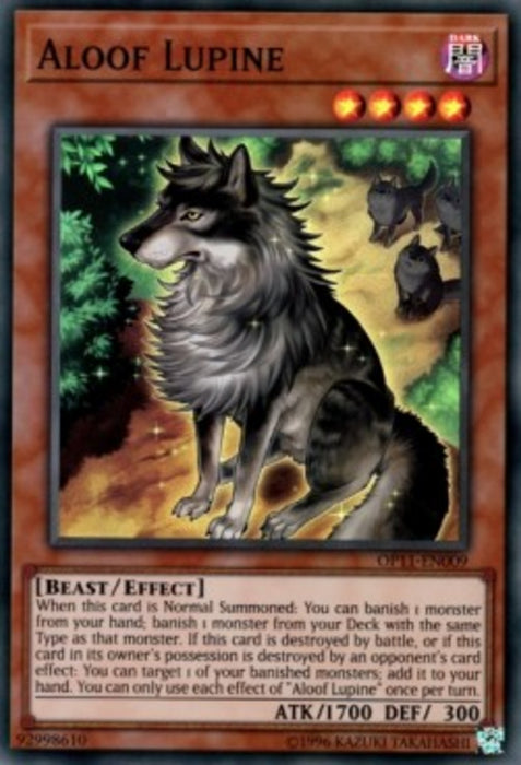 Aloof Lupine OP11-EN009 Super Rare Englisch