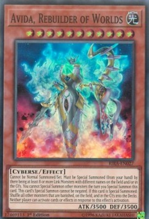 Avida, Rebuilder of Worlds RIRA-EN027 Super Rare Englisch