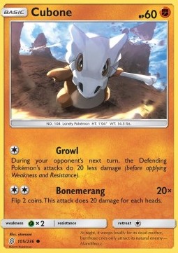 Cubone UNM-105 Common Deutsch