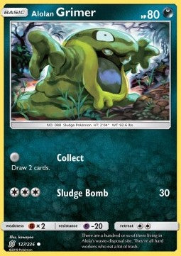 Alolan Grimer UNM-127 Common Englisch