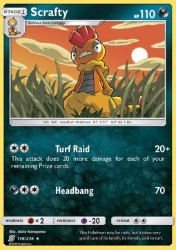 Scrafty UNM-138 Rare Deutsch