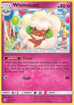 Whimsicott UNM-144 Rare Deutsch