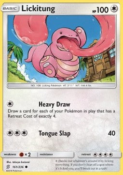 Lickitung UNM-161 Common Englisch