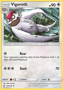 Vigoroth UNM-169 Uncommon Deutsch