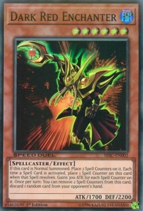 Dark Red Enchanter SBSC-EN002 Super Rare Amerikanisch