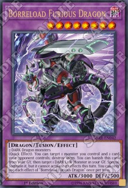 Borreload Furious Dragon SDRR-EN042 Ultra Rare Amerikanisch