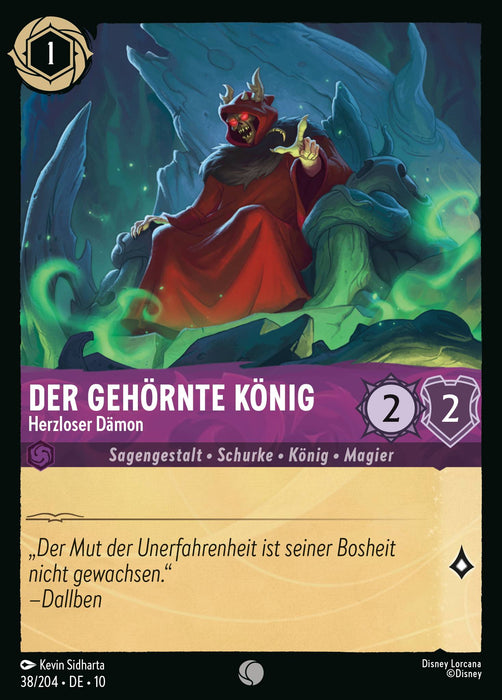 Der gehörnte König - Herzloser Dämon 10WHI-038 Common Deutsch