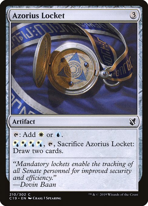 Magic: Azorius Locket