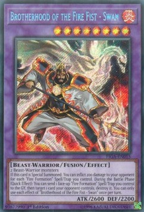 Brotherhood of the Fire Fist - Swan FIGA-EN015 Secret Rare Englisch