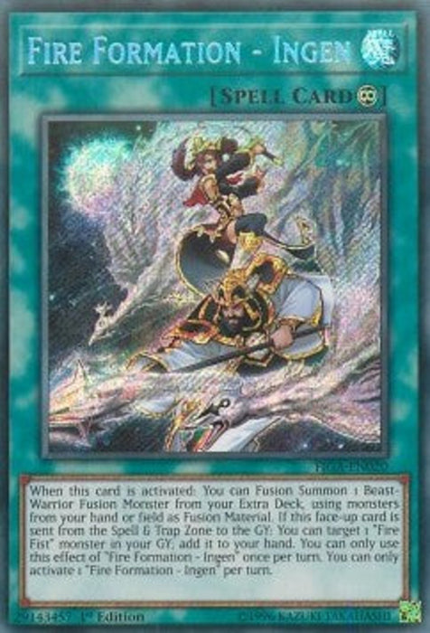 Fire Formation - Ingen FIGA-EN020 Secret Rare Englisch