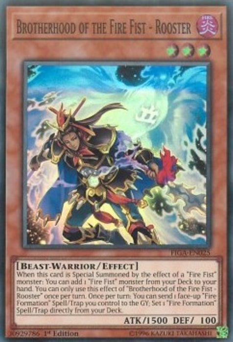 Brotherhood of the Fire Fist - Rooster FIGA-EN025 Super Rare Englisch