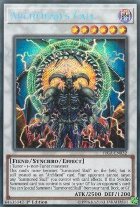 Archfiend's Call FIGA-EN032 Secret Rare Englisch