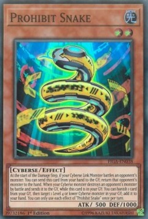Prohibit Snake FIGA-EN038 Super Rare Englisch