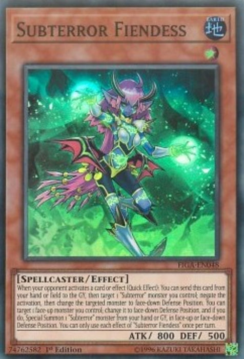 Subterror Fiendess FIGA-EN048 Super Rare Englisch