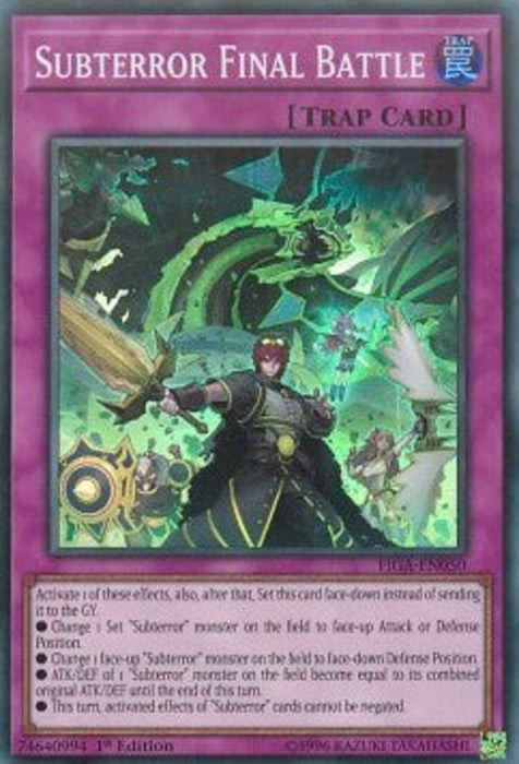 Subterror Final Battle FIGA-EN050 Super Rare Englisch