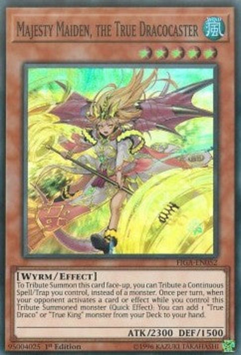Majesty Maiden, the True Dracocaster FIGA-EN052 Super Rare Englisch