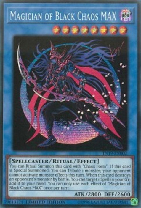 Magician of Black Chaos MAX TN19-EN002 Secret Rare Englisch
