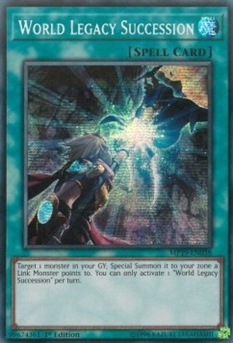 World Legacy Succession MP19-EN038 Secret Rare Englisch