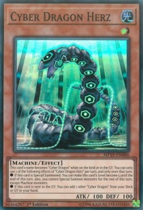 Cyber Dragon Herz MP19-EN086 Super Rare Englisch