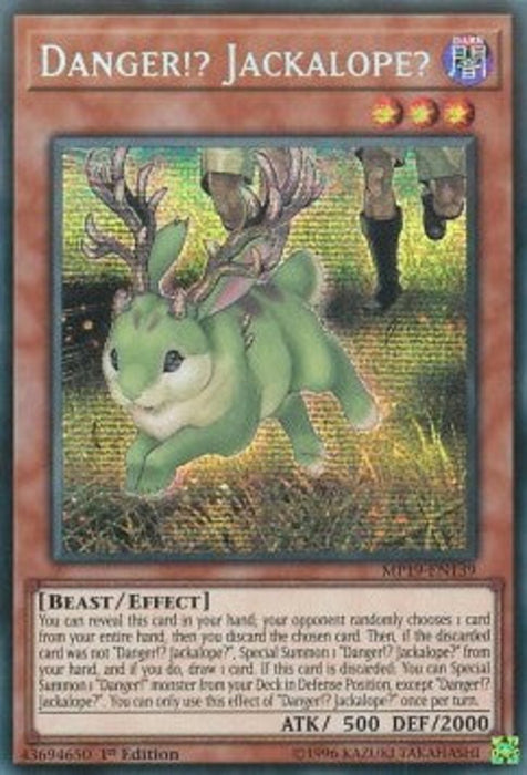 Danger!? Jackalope? MP19-EN139 Secret Rare Englisch