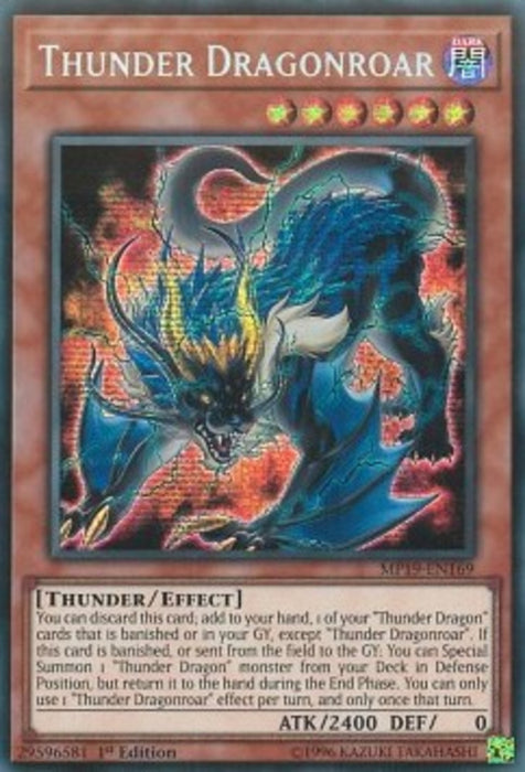 Thunder Dragonroar MP19-EN169 Secret Rare Englisch