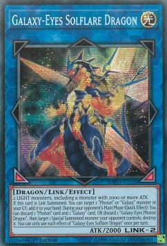 Galaxy-Eyes Solflare Dragon MP19-EN188 Secret Rare Englisch