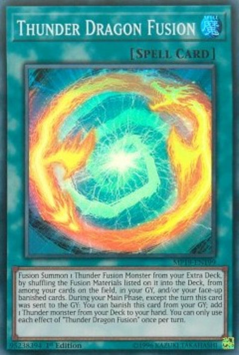 Thunder Dragon Fusion MP19-EN199 Super Rare Englisch