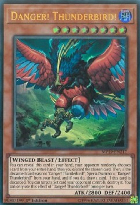 Danger! Thunderbird! MP19-EN217 Ultra Rare Englisch