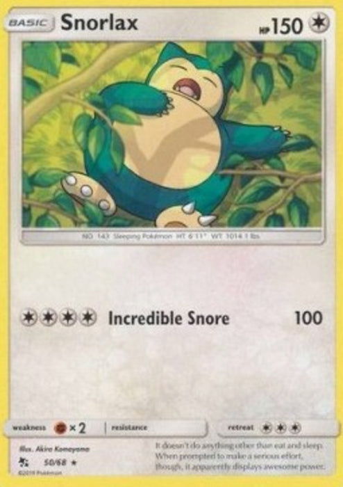 Snorlax HIF-50 Rare Englisch