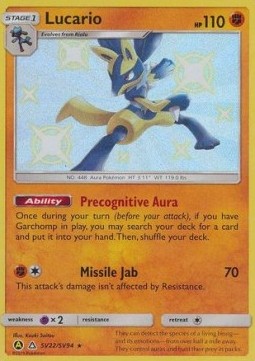 Lucario HIF-SV22 Secret Rare Englisch