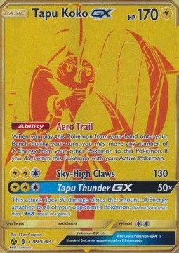 Tapu Koko GX HIF-SV93 Secret Rare Englisch