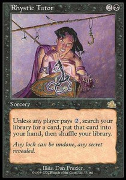 Rhystic Tutor PCY-77 Rare Englisch