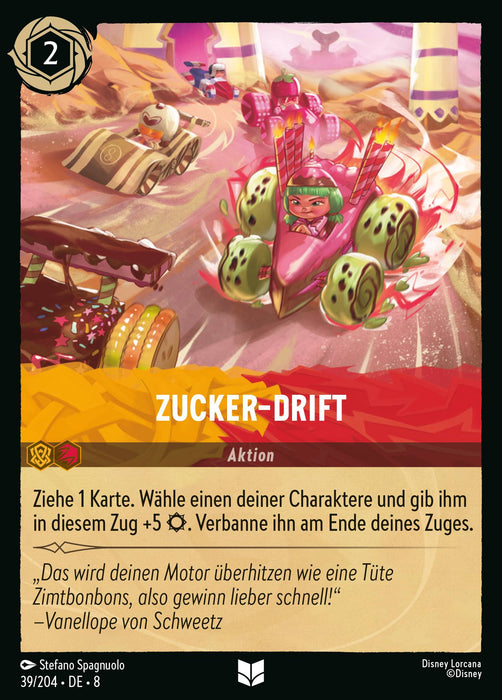 Zucker-Drift 8JAF-039 Uncommon Deutsch