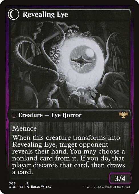 Concealing Curtains // Revealing Eye - Back Face