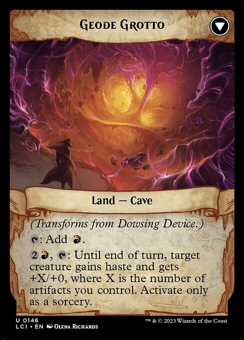 Dowsing Device // Geode Grotto - Back Face