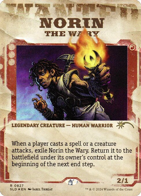 Norin the Wary // Norin the Wary - Back Face