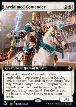 Acclaimed Contender XELD-334 Rare Englisch