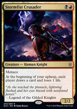 Stormfist Crusader ELD-203 Rare Italienisch