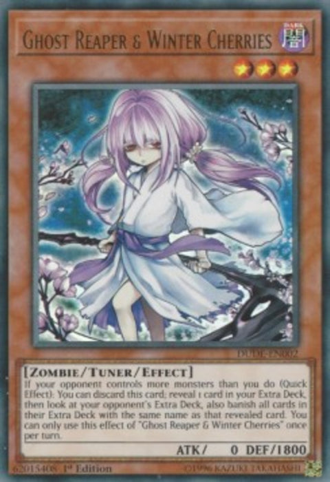 Ghost Reaper & Winter Cherries DUDE-EN002 Ultra Rare Englisch