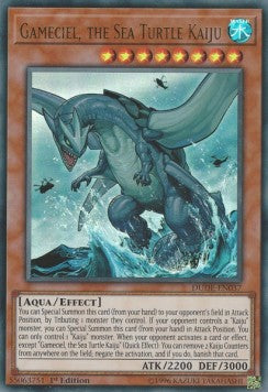 Gameciel, the Sea Turtle Kaiju DUDE-EN037 Ultra Rare Englisch