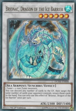 Brionac, Dragon of the Ice Barrier DUDE-EN008 Ultra Rare Englisch
